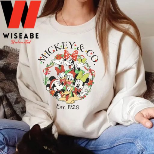 Mickey&Co Est 1928 Disney Christmas Sweatshirt