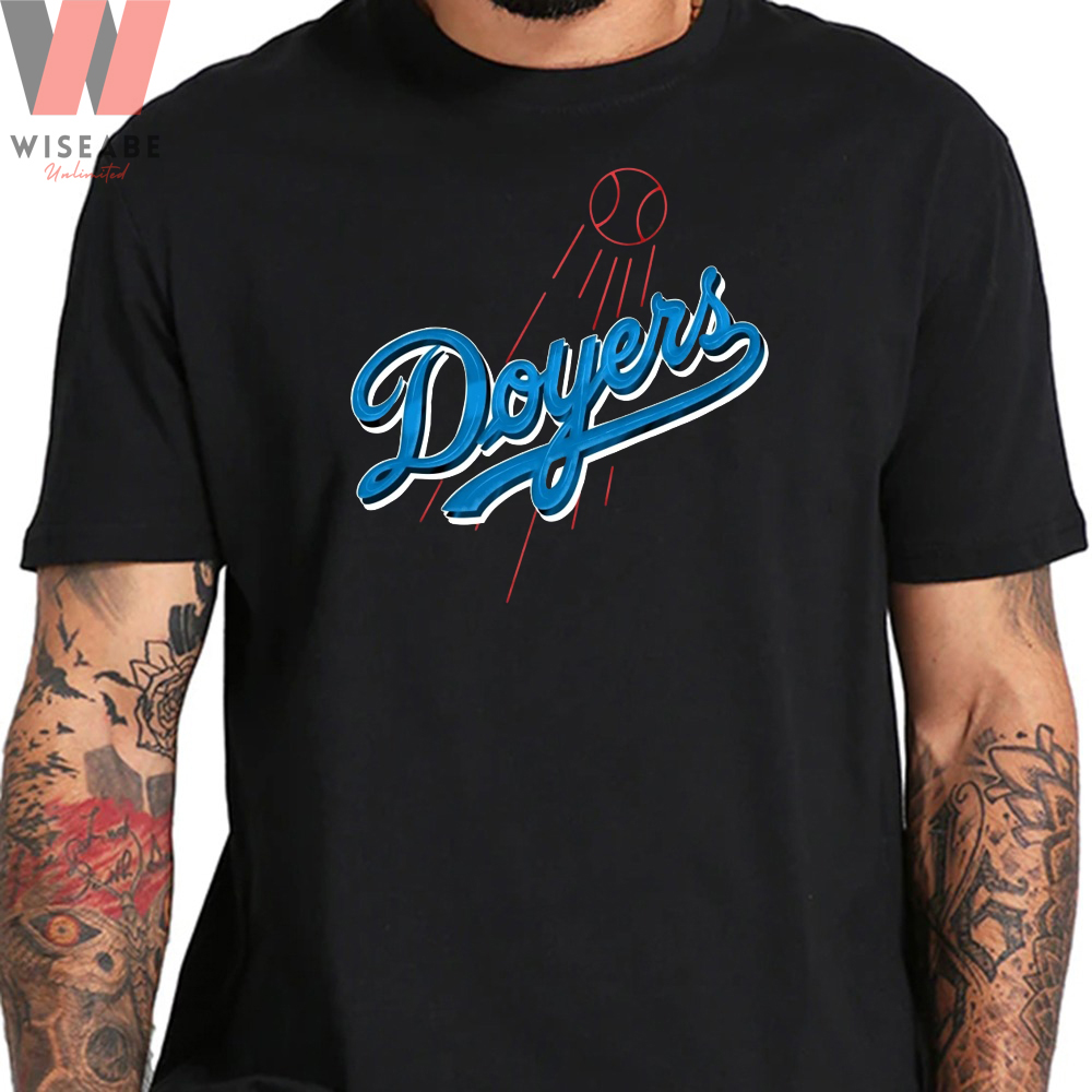 Mickey Hands La Dodgers Men T Shirt