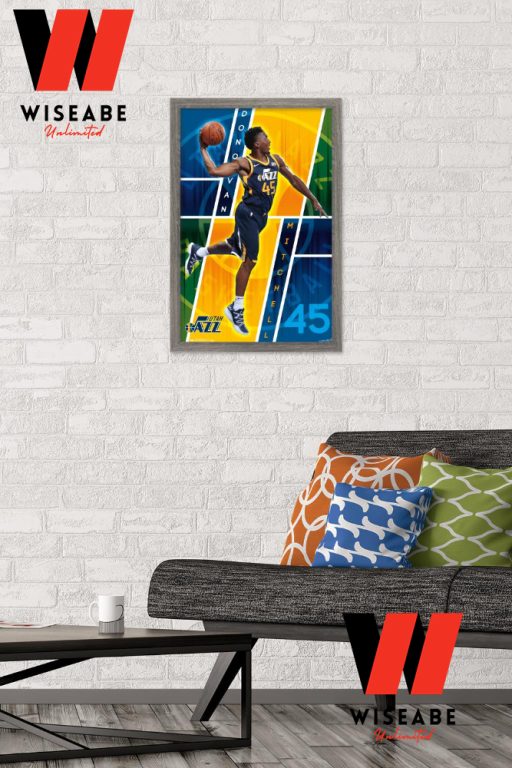 NBA Basketball Cleveland Cavaliers Player Donovan Mitchell Wall Art Poster