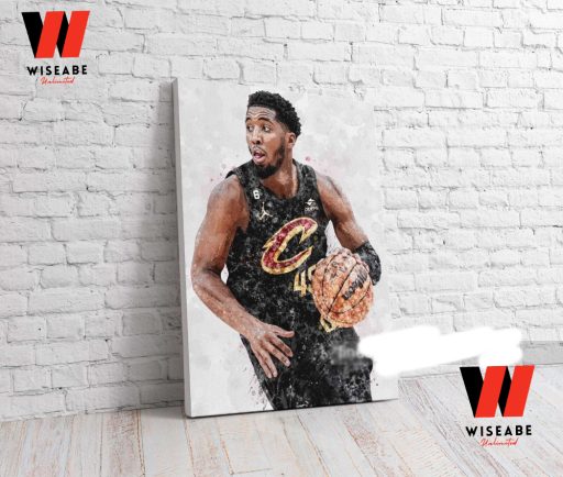 Basketball Cleveland Cavaliers Player Donovan Mitchell Poster