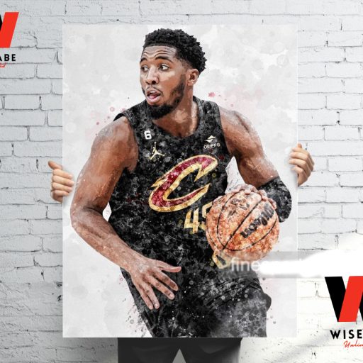 Basketball Cleveland Cavaliers Player Donovan Mitchell Poster