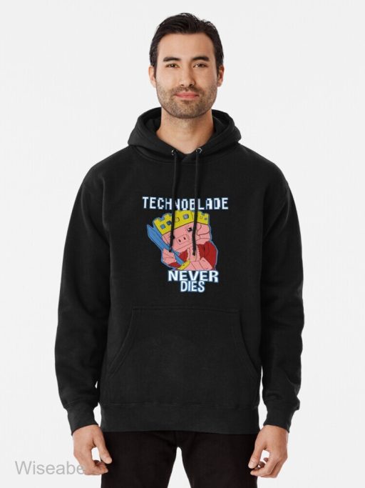 Technoblade Never Dies Pullover Hoodie, Technobalde Merch Hoodie