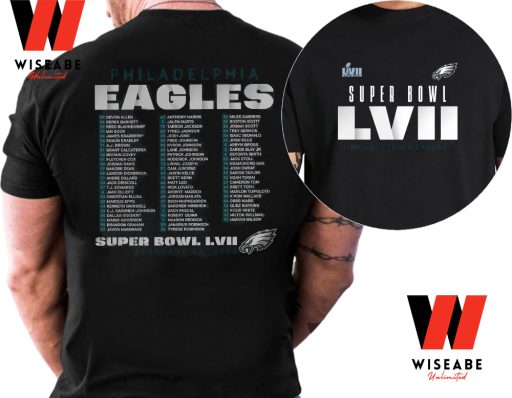 Cheap Philadelphia Eagles Super Bowl 2023 Two Sides T Shirt