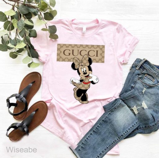 Minnie Mouse Gucci Shirt, Cheap Gucci Shirt For Women