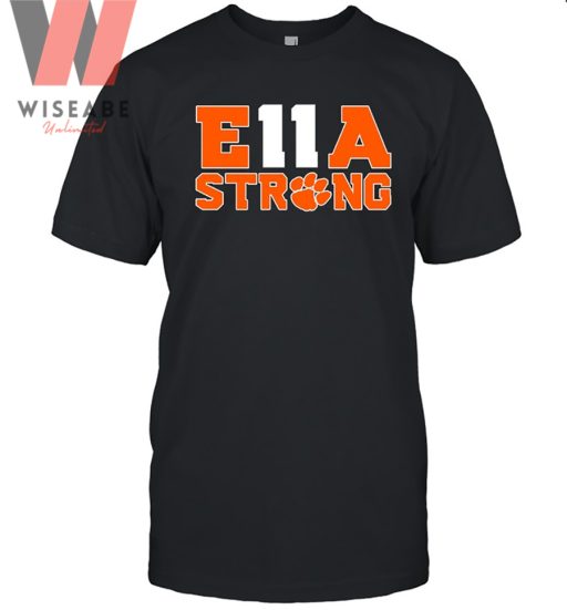 Cheap Clemson Tigers Football Ella Strong Clemson T Shirt