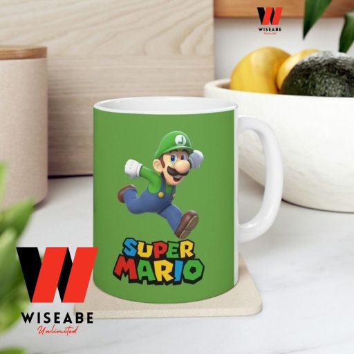 Cheap Luigi Super Mario Coffee Mug, Nintendo Coffee Mug