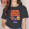 Hot NBA Basketball Ewing Oakley Starks T Shirt For Men