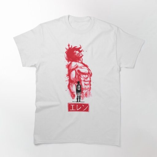 Traditional Eren Classic T-Shirt,  Attack On Titans merch