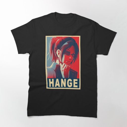 Hange Zoe  Poster Classic T-Shirt, Attack On Titan Vintage Shirt