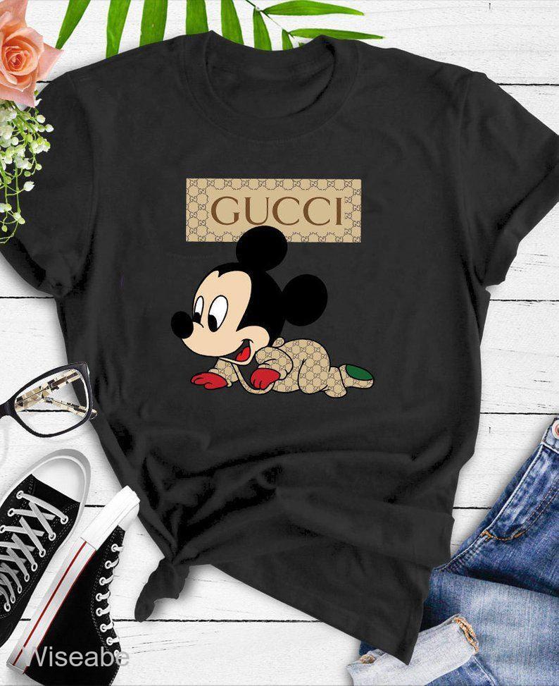 Mickey Mouse Disney Cartoon Gucci Baseball Jersey