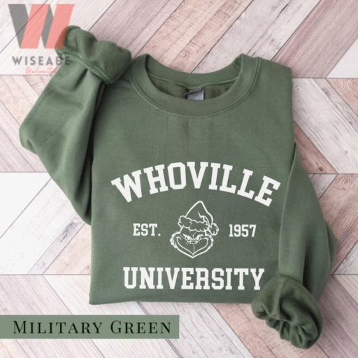 Hot Christmas Whoville EST 1957 University The Grinch Sweatshirt