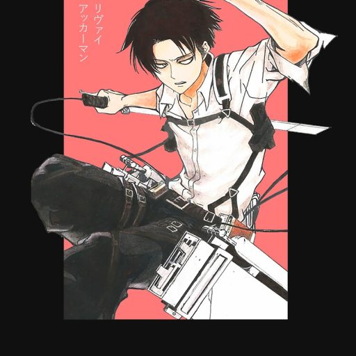 Captain Levi Graphic T-Shirt, Attack On Titans merch