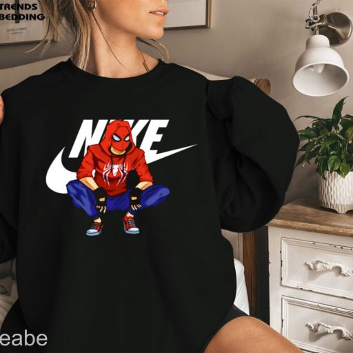Nike Spider Man Pullover Crewneck Sweatshirt, Cheap Nike  Shirt