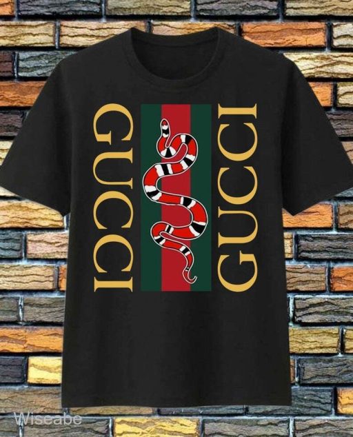 Red Snake Logo Gucci, Gucci Shirt Cheap