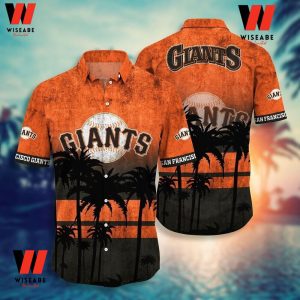 Vintage MLB Tropical Coconut Trees San Francisco Giants Hawaiian Shirt, San Francisco Giants Hawaiian Shirt