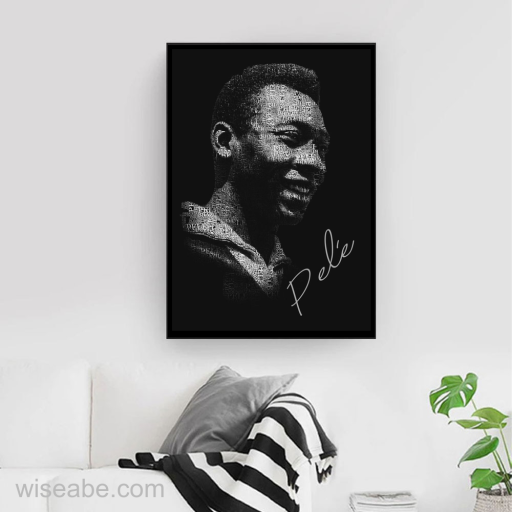 Pele Brazil Football Legend Never Die Poster