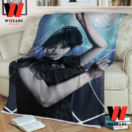 Hot Jenna Ortega Wednesday Addams Dacning Blanket, Wednesday Addams Merchandise