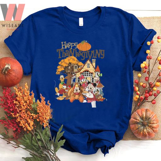 Mickey Mouse Characters Happy Thanksgiving Disney Thanksgiving Shirt