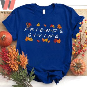 Hot Autumn Leaves Friendsgiving Shirt, Thanksgiving T-Shirt