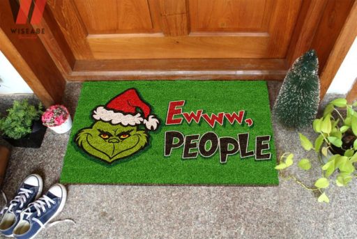 Funny Disney Film Dr Seuss Grinch Green Face Ewww People Doormat