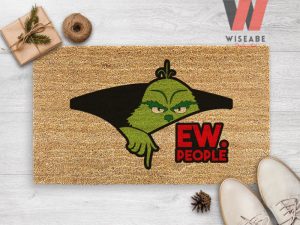 Funny Disney Grinch Green Face Ewww People Doormat