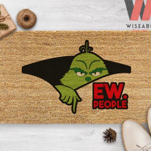 Funny Disney Grinch Green Face Ewww People Doormat