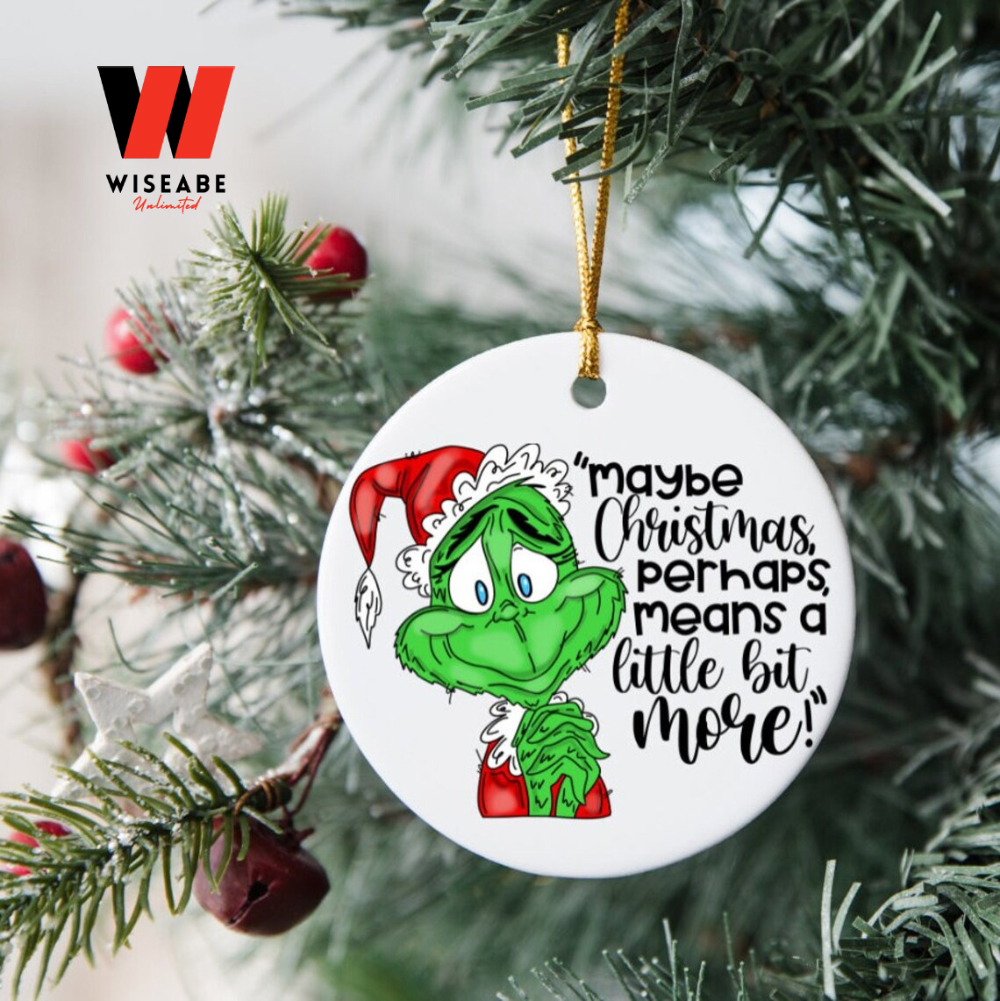 Maybe Christmas Means a Little Bit More Grinch Tumbler - iTeeUS