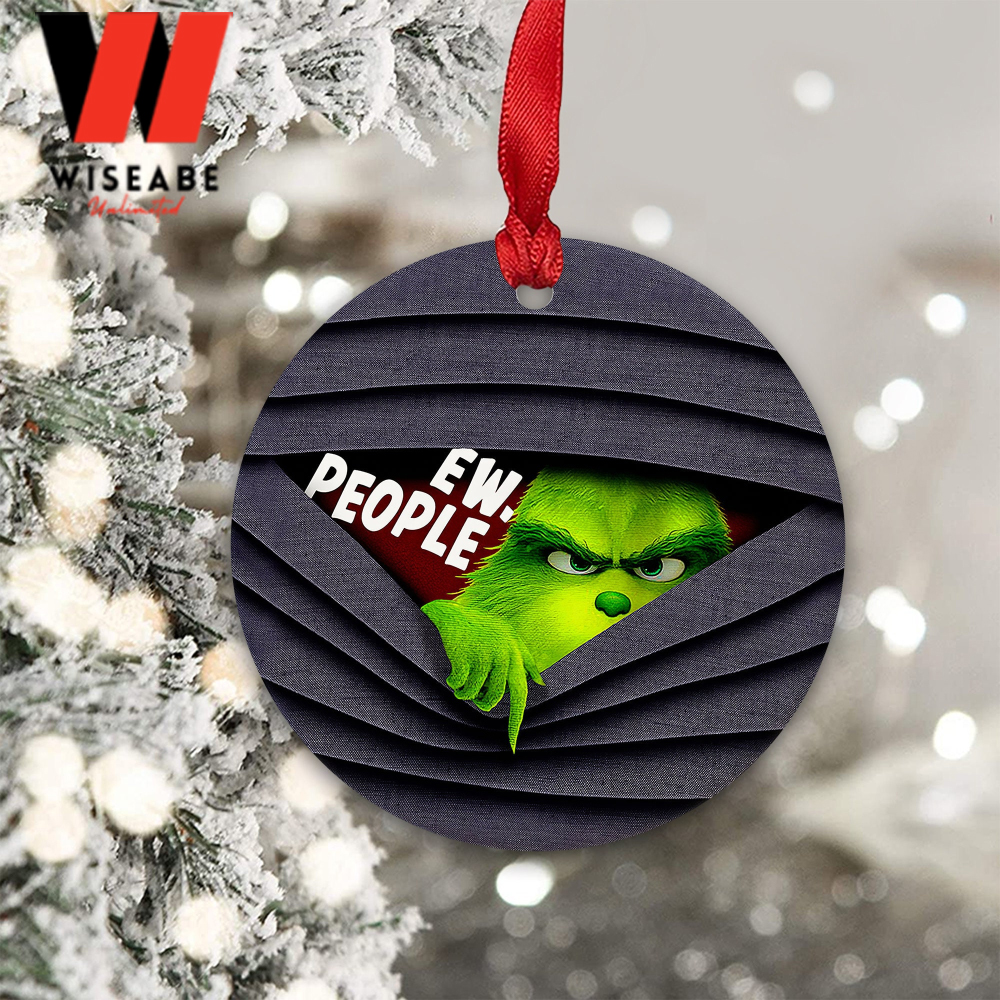 Ew People Grinch Christmas Ornament, Grinch Tree Decorations