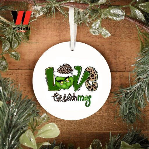 Love Grinchmas Grinch Christmas Tree Ornaments, Unique Christmas Ornaments