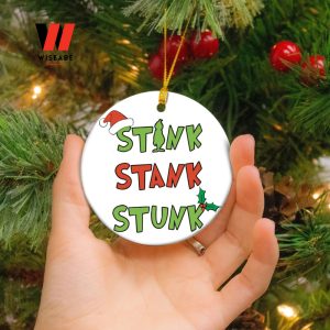 Stink Stink Stink Grinch Christmas Tree Ornaments