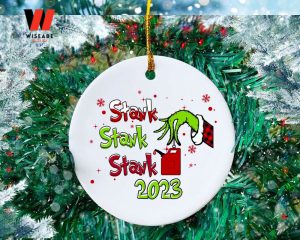 Funny Stank 2023 Grinch Christmas Ornament