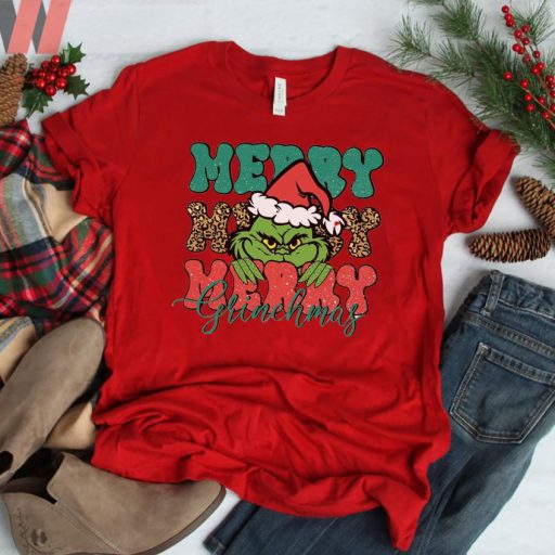 Cute Disney Dr Seuss Merry Christmas Grinch T Shirt