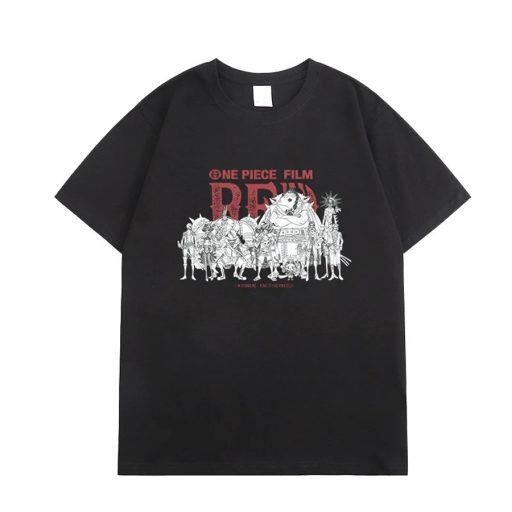 Unique Straw Hat Pirates One Piece Film Red Shirt