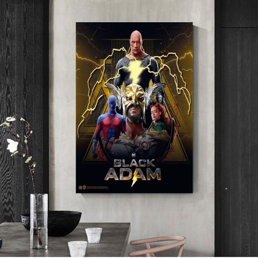 Unique DC Universe New Movie 2022 Justice League And Black Adam Poster