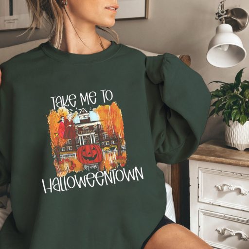 Unique Disney Halloween Sweatshirt Take Me To Halloweentown Sweatshirt