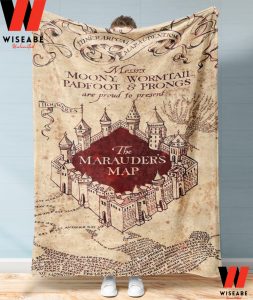 Cheap Harry Potter Marauders Map Blanket