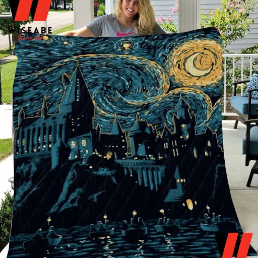 Unique Harry Potter Starry Night Hogwarts Blanket