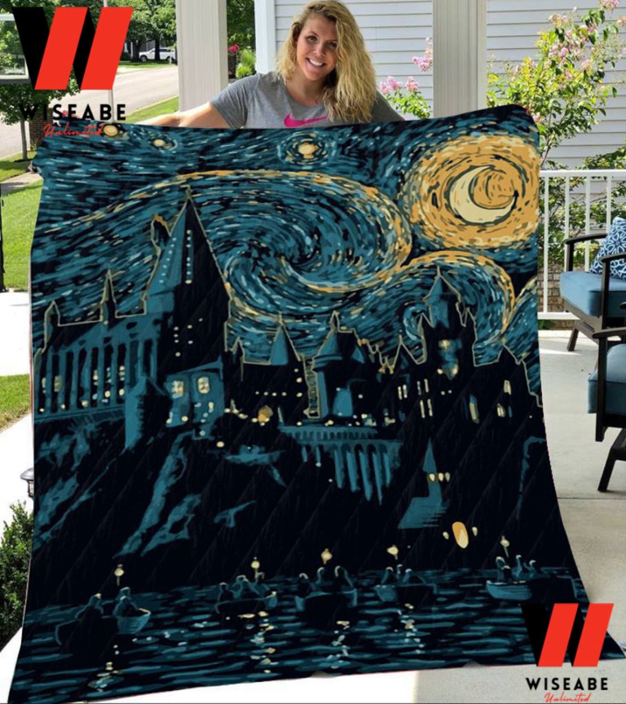 Unique Harry Potter Starry Night Hogwarts Blanket, Harry Potter Gifts