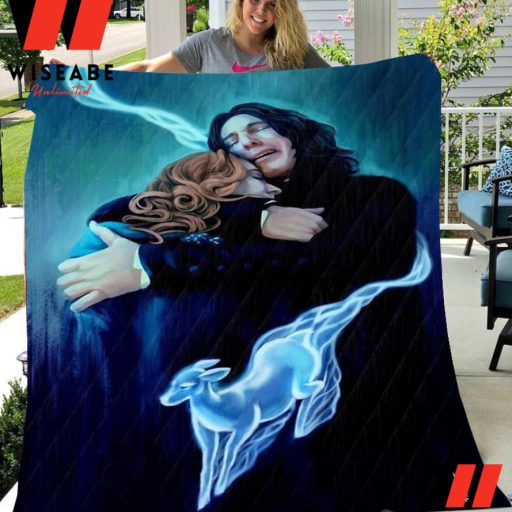 Severus Snape And Lily Potter Doe Patronus Harry Potter Blanket