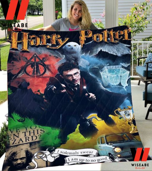 Unique Hedwig And Harry Potter Blanket, Harry Potter Gifts