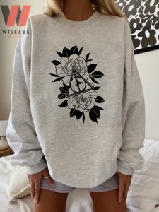 Unique Rose Harry Potter Deathly Hallows Sweatshirt