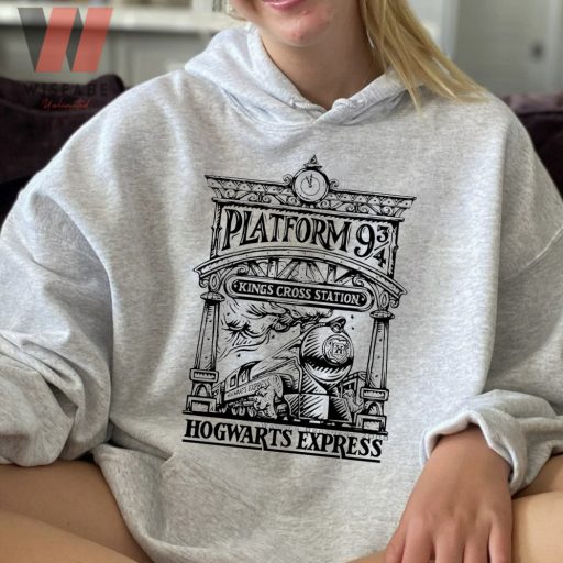 Retro Hogwarts Express Platform 9 3/4 Hogwarts Sweatshirt, Harry Potter Merchandise