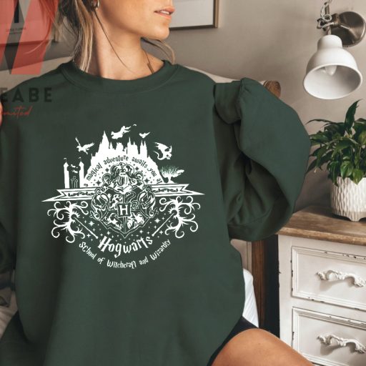 School Of Witchcraft And Wizardry Harry Potter Hogwarts Sweatshirt, Harry Potter Merchandise