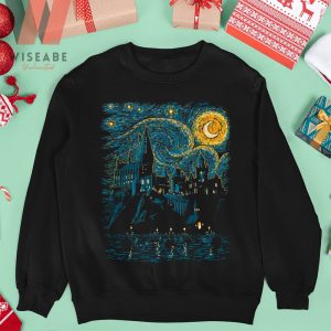 Starry Night Hogwarts Castle Harry Potter Sweatshirt