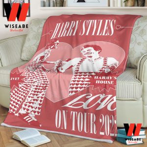 Hot Pink Harry Styles Love On Tour Blanket