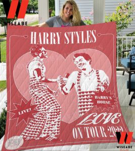 Hot Pink Harry Styles Love On Tour Blanket