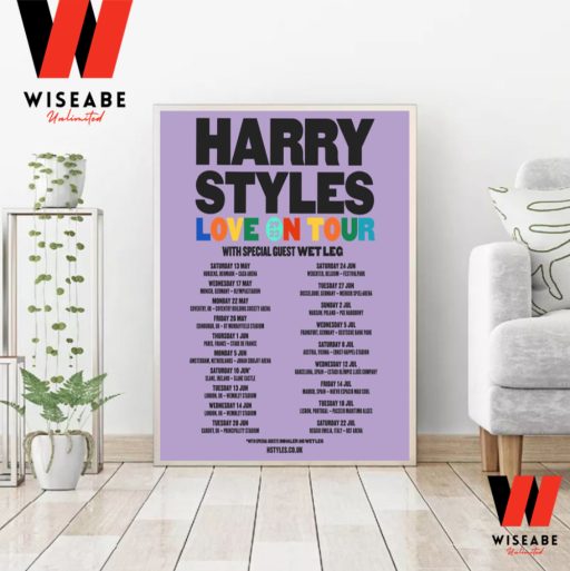 Cheap Harry Styles Love On Tour 2023 Schedule Poster