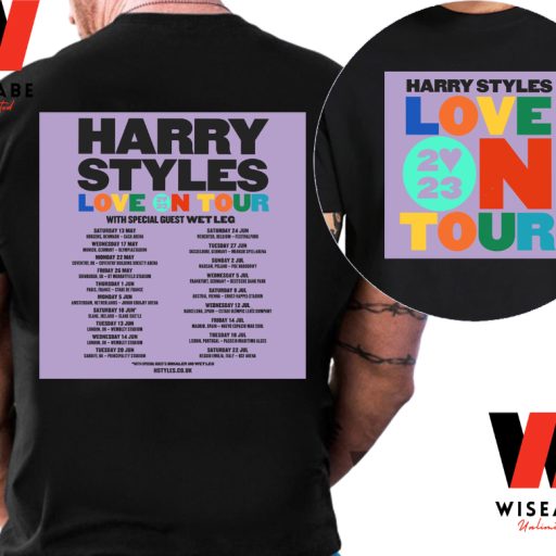 Cheap Harry Styles Love On Tour 2023 Two Side T Shirt