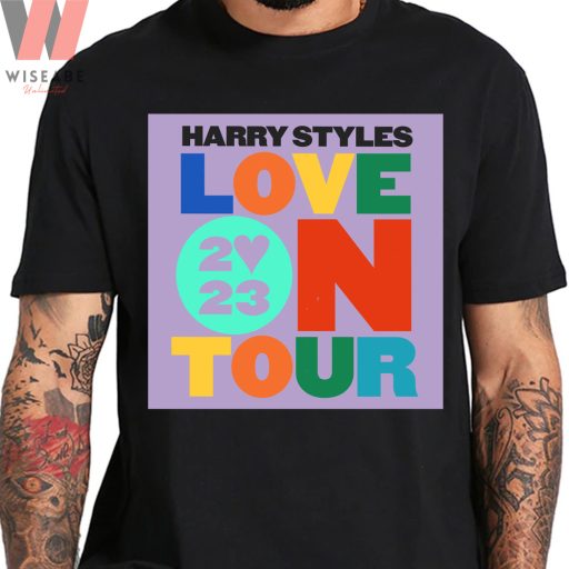 Cheap Harry Styles Love On Tour 2023 Two Side T Shirt, Harry Styles Merchandise