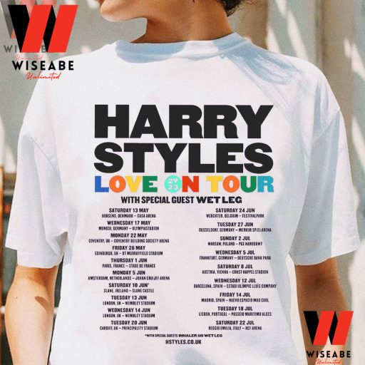 Hot Harry Styles Love On Tour 2023 Schedule T Shirt, Harry Styles Merchandise